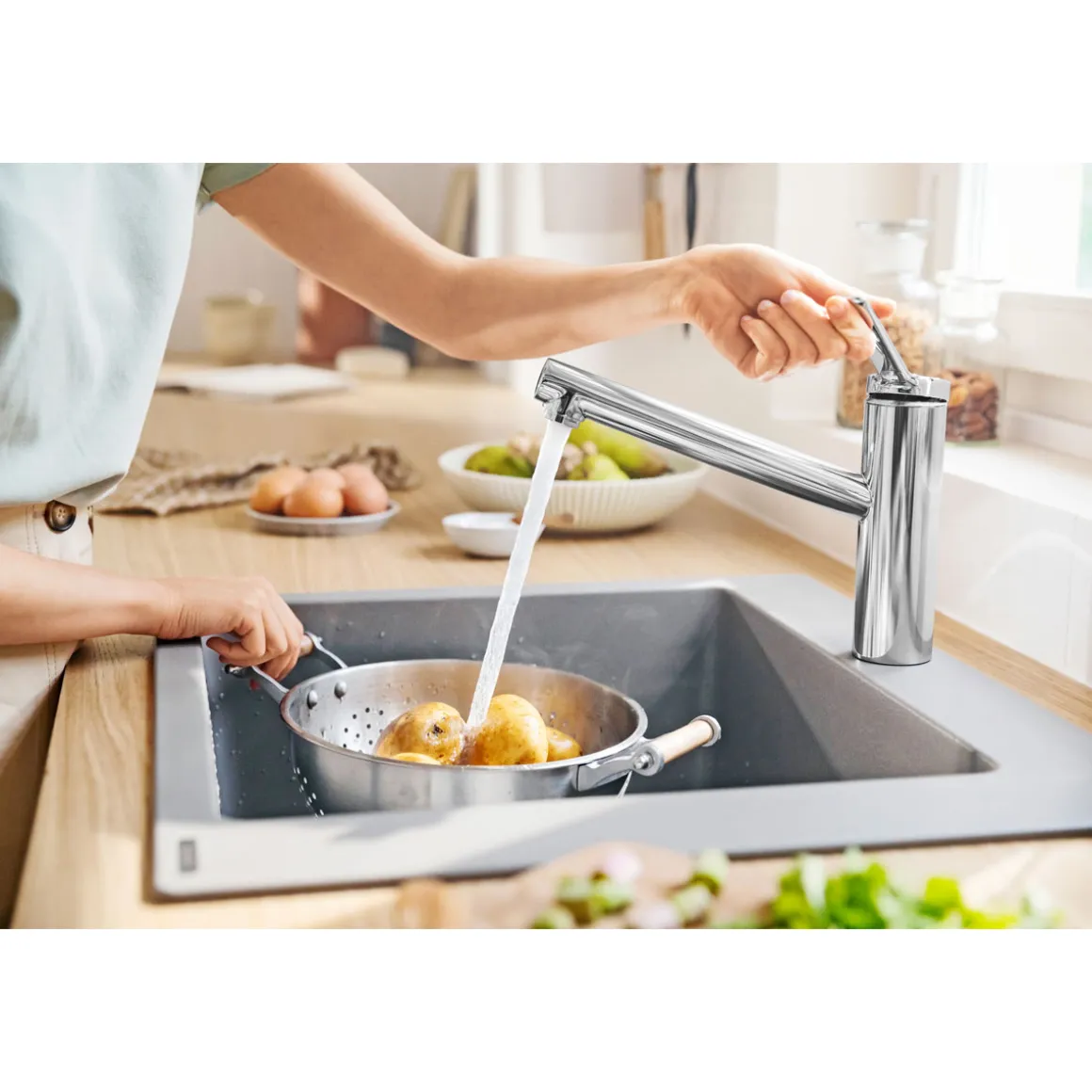 Hansgrohe Spültischarmatur Zesis M33 chrom