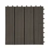 Hartmann WPC-Klickfliese anthrazit 30 x 30 cm
