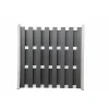 Hartmann Zaun-Grundelement WPC/Alu 180 x 180 cm anthrazit/silber