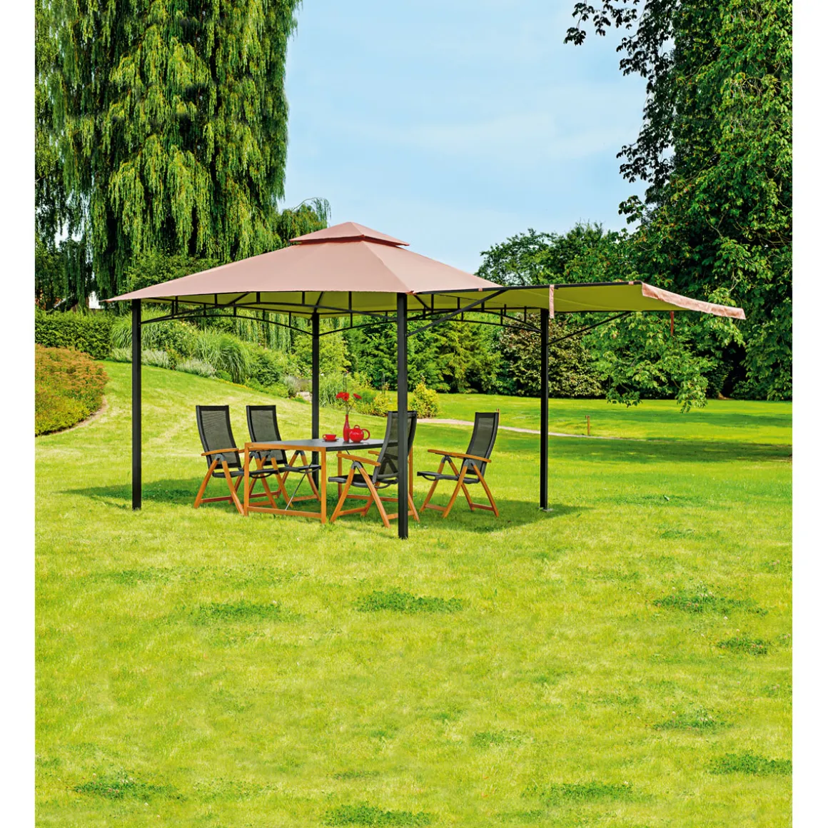 Haveson Ersatzstreben-Komplettset von dem Seitenteil für die Pavillons mit ausklappbaren Seitenteil HHM 452354 und 918078
