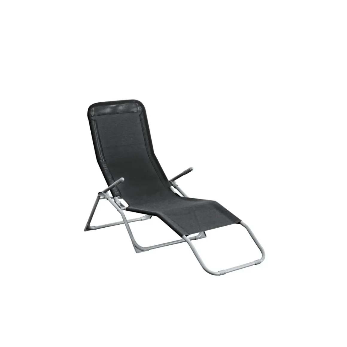 Haveson Freizeitliege 140 x 60 x 95 cm Anthrazit