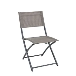 Haveson Balkon-Set Brüssel anthrazit bestehend aus 2 Stühlen und 1 Tisch