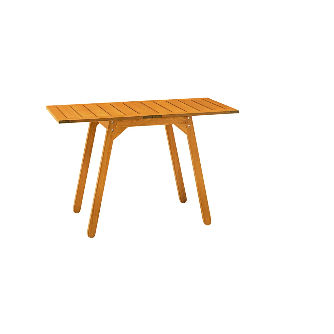 Haveson Balkontisch Rhodos 60-120 x 74 x 60 cm Eukalyptusholz