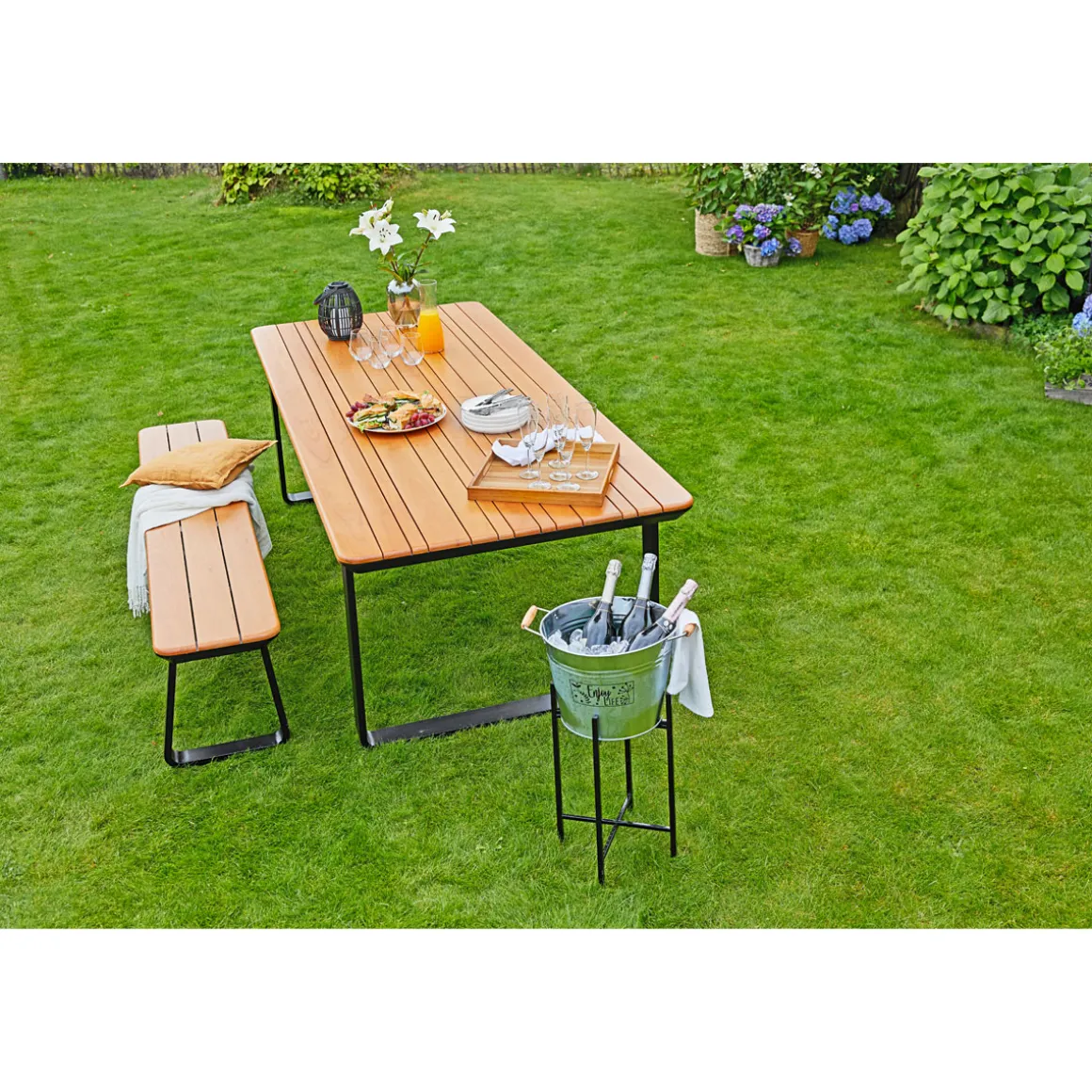 Haveson Gartenbank Montenegro Eukalyptusholz
