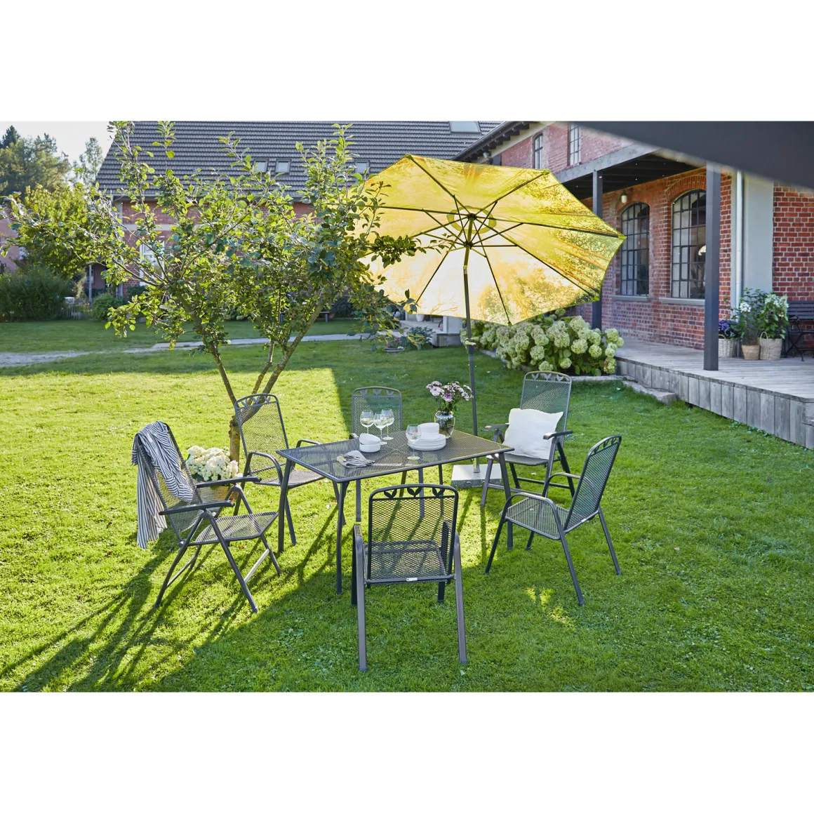 Haveson Gartenschirm Forest anthrazit
