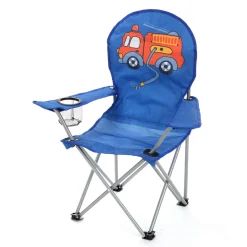 Haveson Kinderfaltstuhl Feuerwehrauto 64 x 40 x 68 cm mit Tragetasche