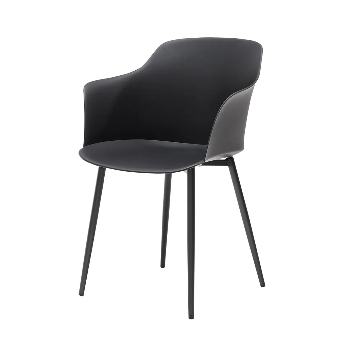 Haveson Kunststoff-Sessel Madeira schwarz