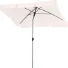 Haveson Marktschirm Udine 210 x 140 cm Natur