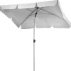 Haveson Marktschirm Udine silber-grau 210 x 140 cm
