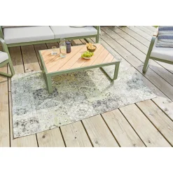Haveson Outdoorteppich Deluxe grün/grau 120 x 180 cm