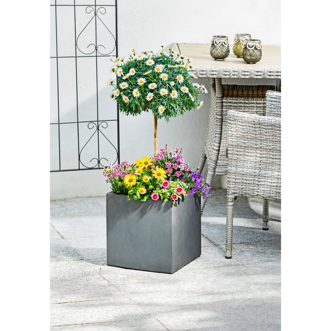 Haveson Pflanzkübel Granite 50 x 50 x 51 cm