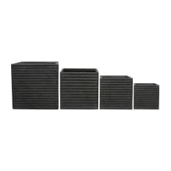 Haveson Pflanztopf Bamboo BxHxT 30 x 30 x 30 cm