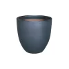 Haveson Pflanztopf Bern II Durchmesser 26 x 25 cm anthrazit glasiert