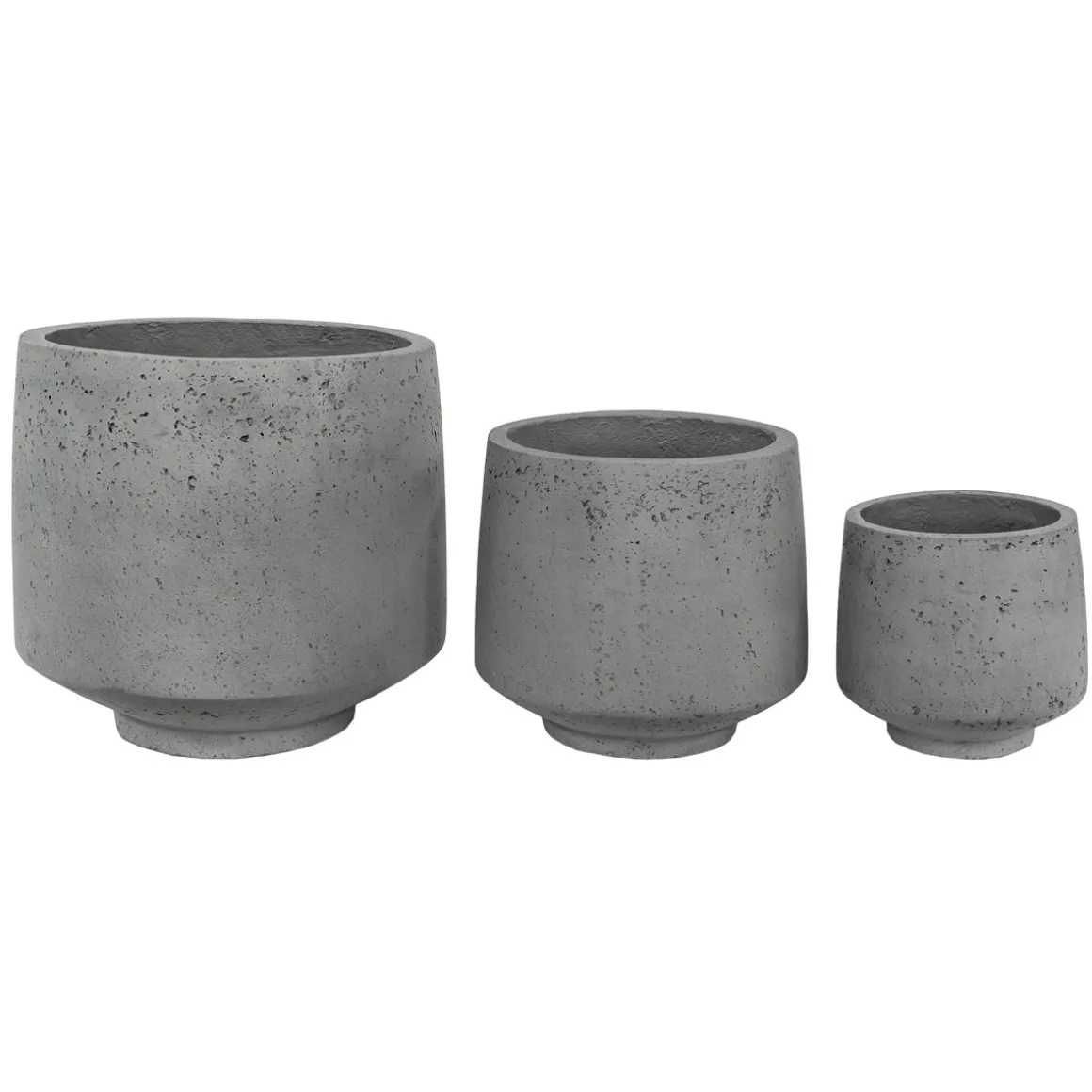 Haveson Pflanztopf PORES grau 42 x 42 x 38 cm