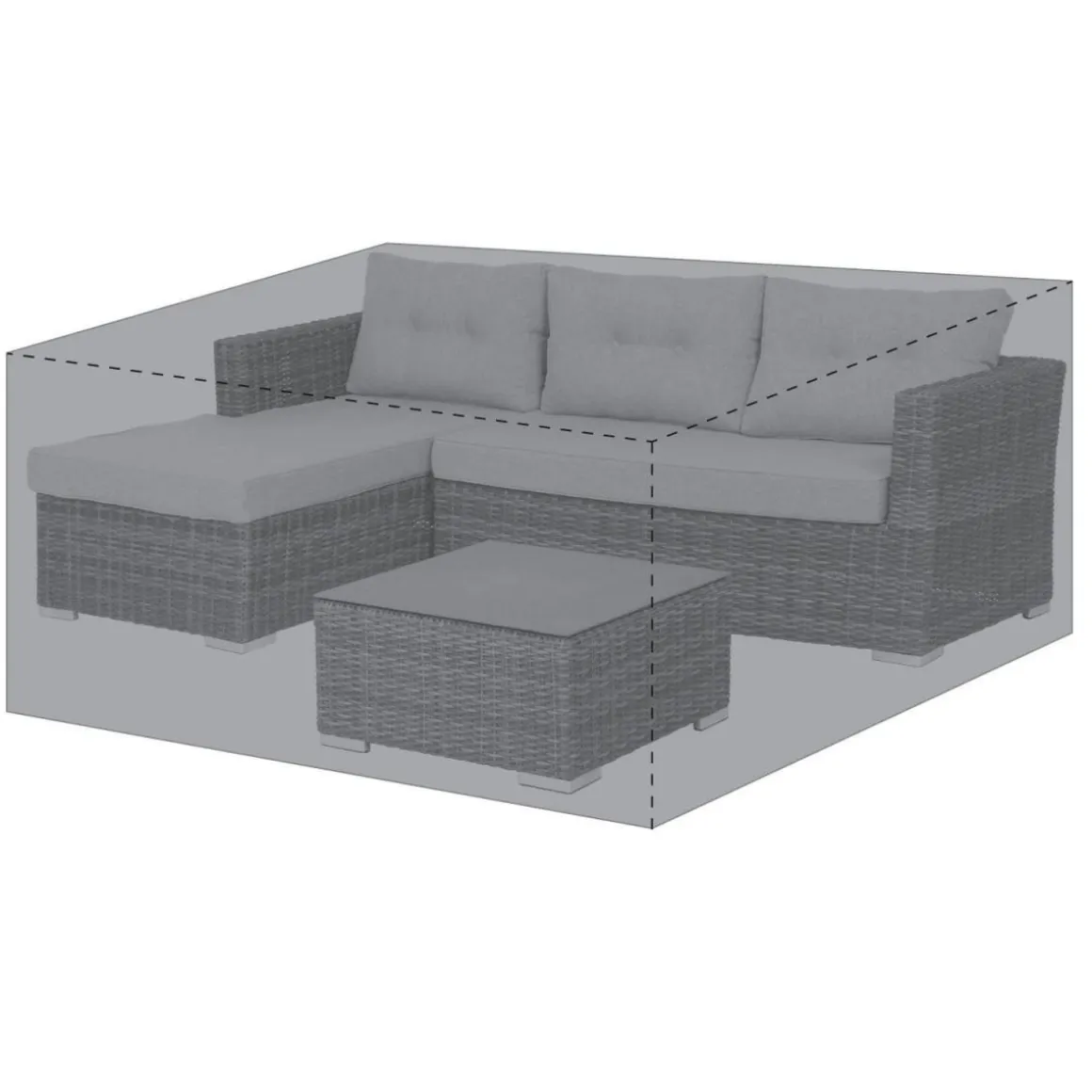 Haveson Schutzhülle für Lounge-Sets groß
