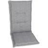 Haveson Sitzauflage Hochlehner 118x48x4cm hellgrau