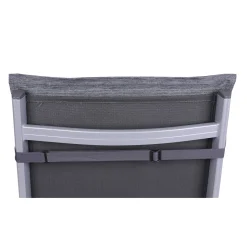 Haveson Sitzauflage Hochlehner 118x48x4cm anthrazit