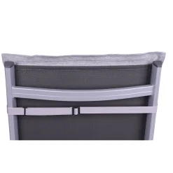 Haveson Sitzauflage Niederlehner 100x48x4cm hellgrau