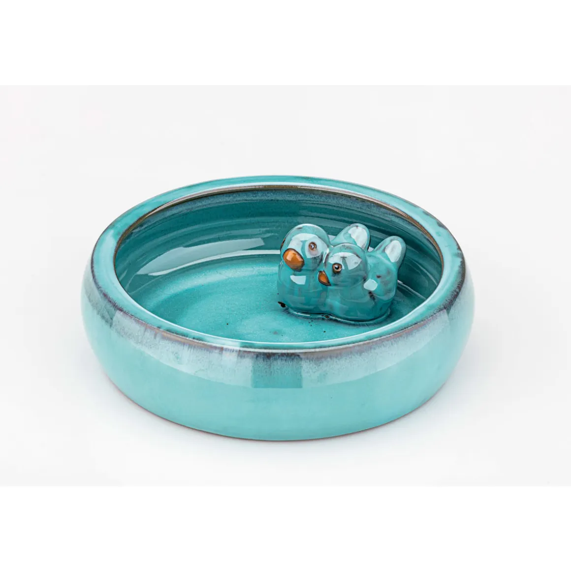 Haveson Vogeltränke Durchmesser 28 x 7,5 cm türkis