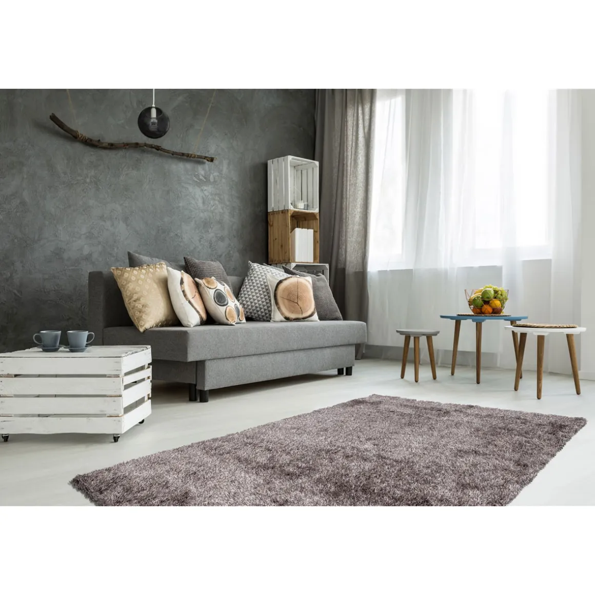 Hochflorteppich „Diamond 700 Champagner“, 120x170cm