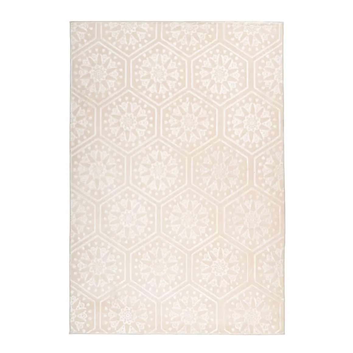 Hochflorteppich „Monroe 200“, creme