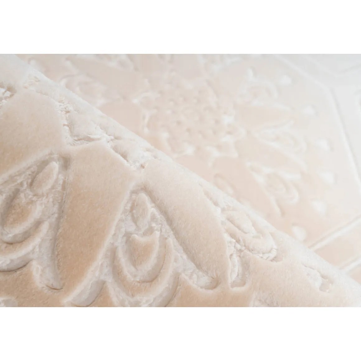 Hochflorteppich „Monroe 200“, creme