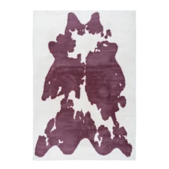 Hochflorteppich Rabbit Animal 500 lilac/weiß