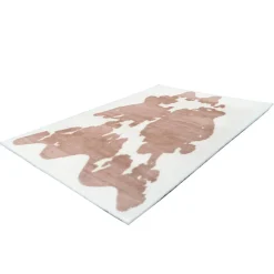 Hochflorteppich Rabbit Animal 500 taupe/weiß
