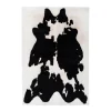 Hochflorteppich Rabbit Animal 500 schwarz/weiß