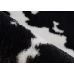 Hochflorteppich Rabbit Animal 500 schwarz/weiß