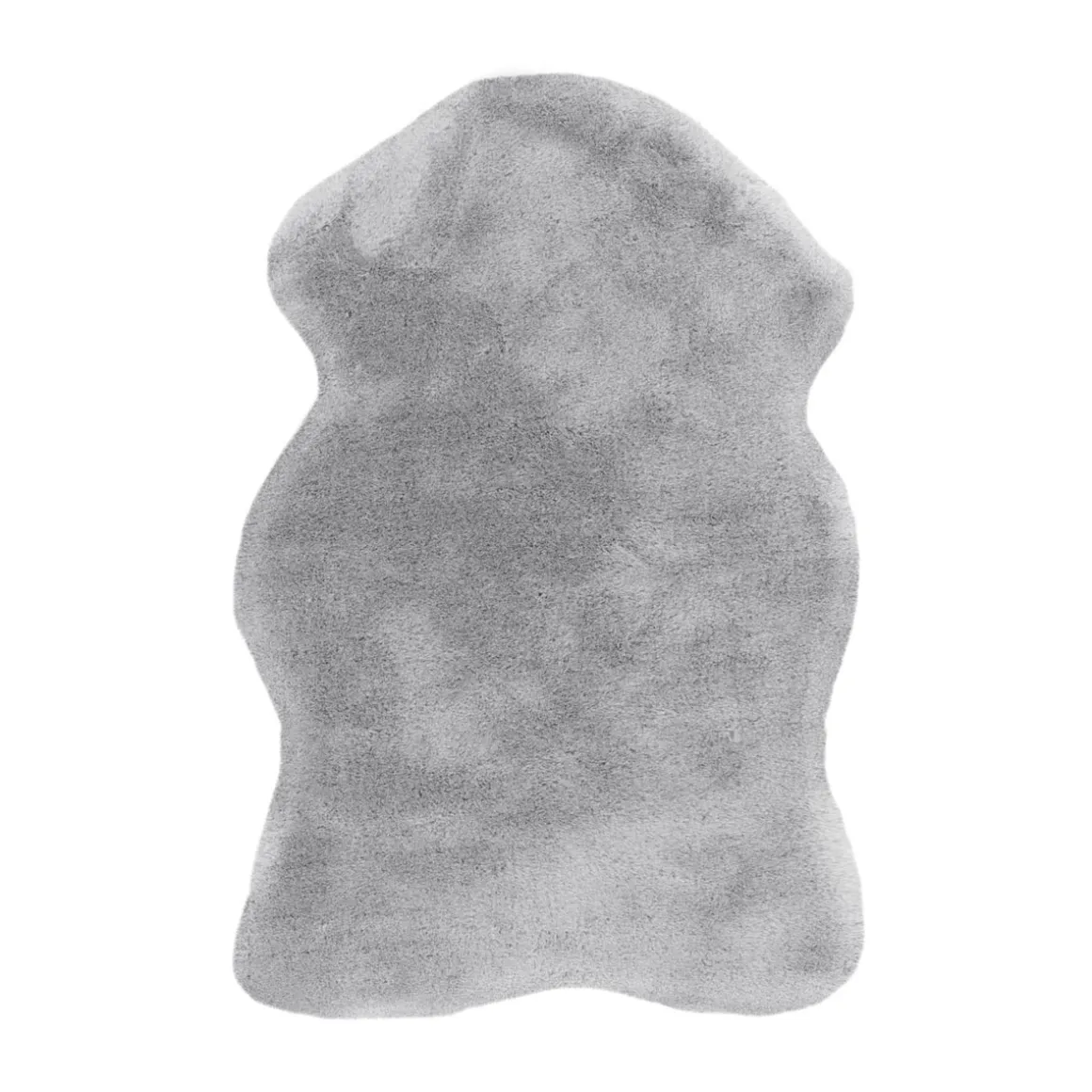 Hochflorteppich „Rabbit Sheepskin 200“, grau/blau