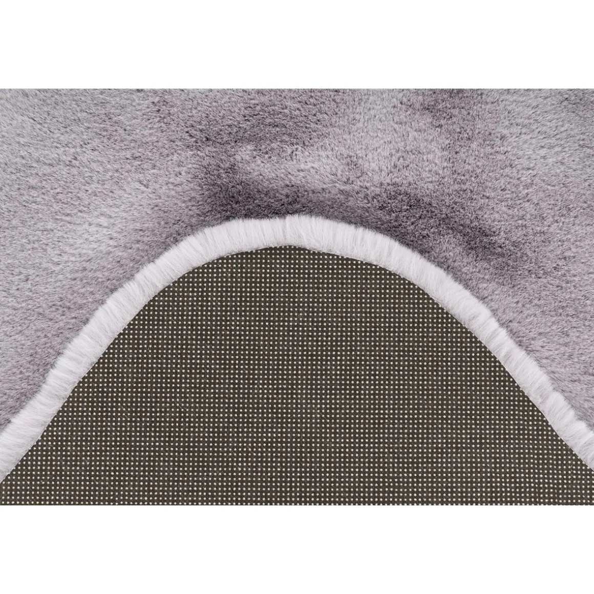 Hochflorteppich „Rabbit Sheepskin 200“, grau/blau