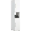 Hochschrank Flandu weiß