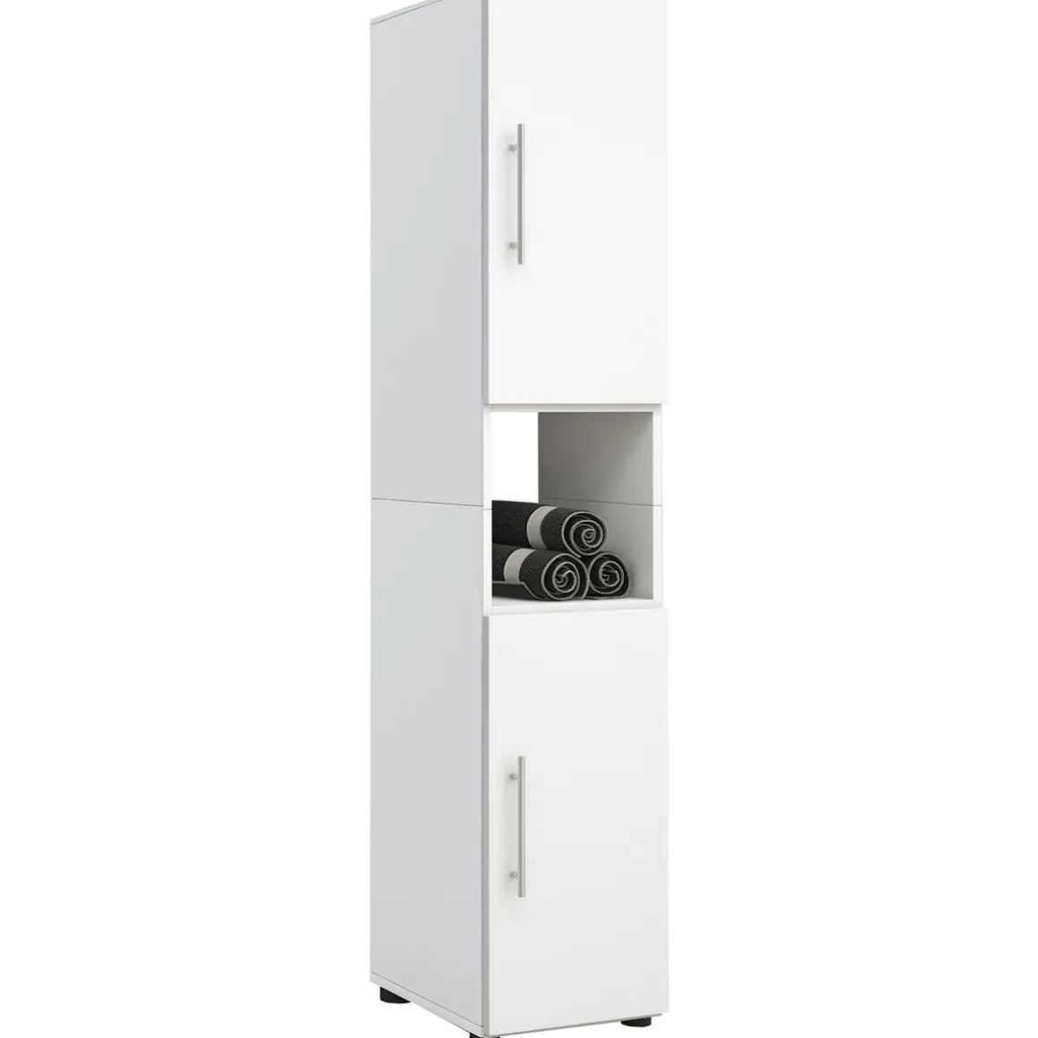 Hochschrank Flandu weiß