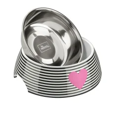 Hunter Melamin-Napf Biri weiß-schwarz 700 ml