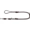 Hunter Verstellbare Führleine Freestyle grau 8 mm