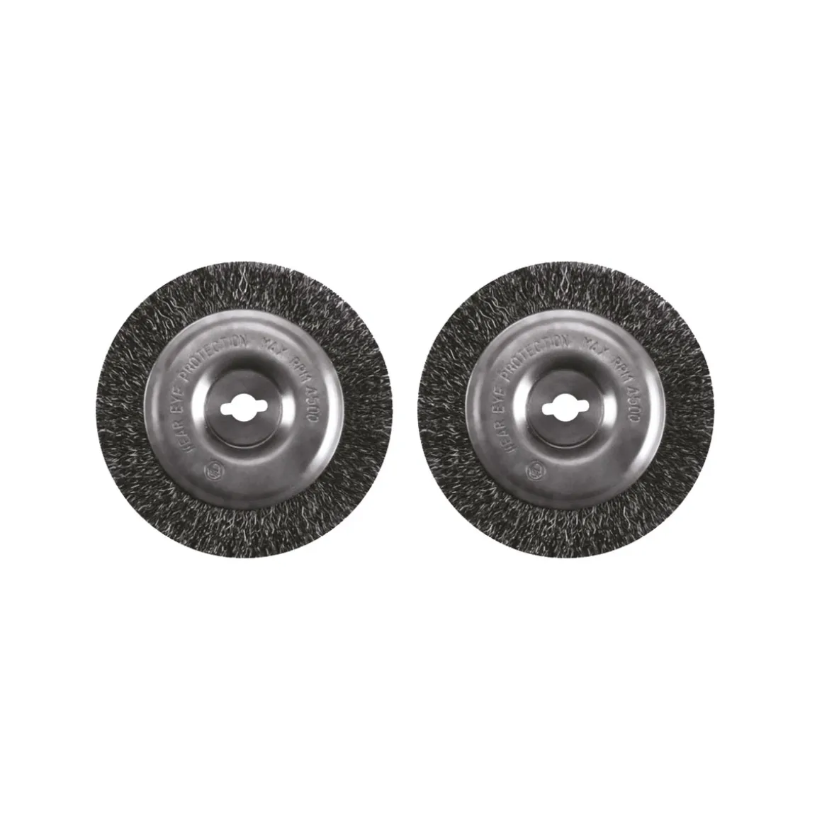 Ikra Stahlbürsten-Set 2-teilig