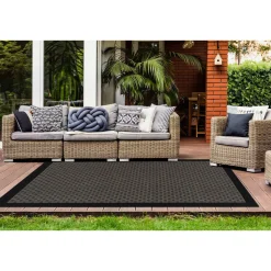 In- und Outdoor-Teppich Indonesia - Banjar taupe