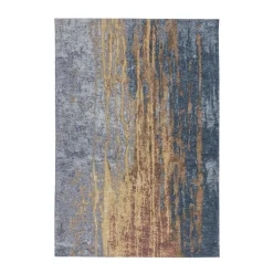 Jacquard-Teppich „Blaze 300“, beige/blau