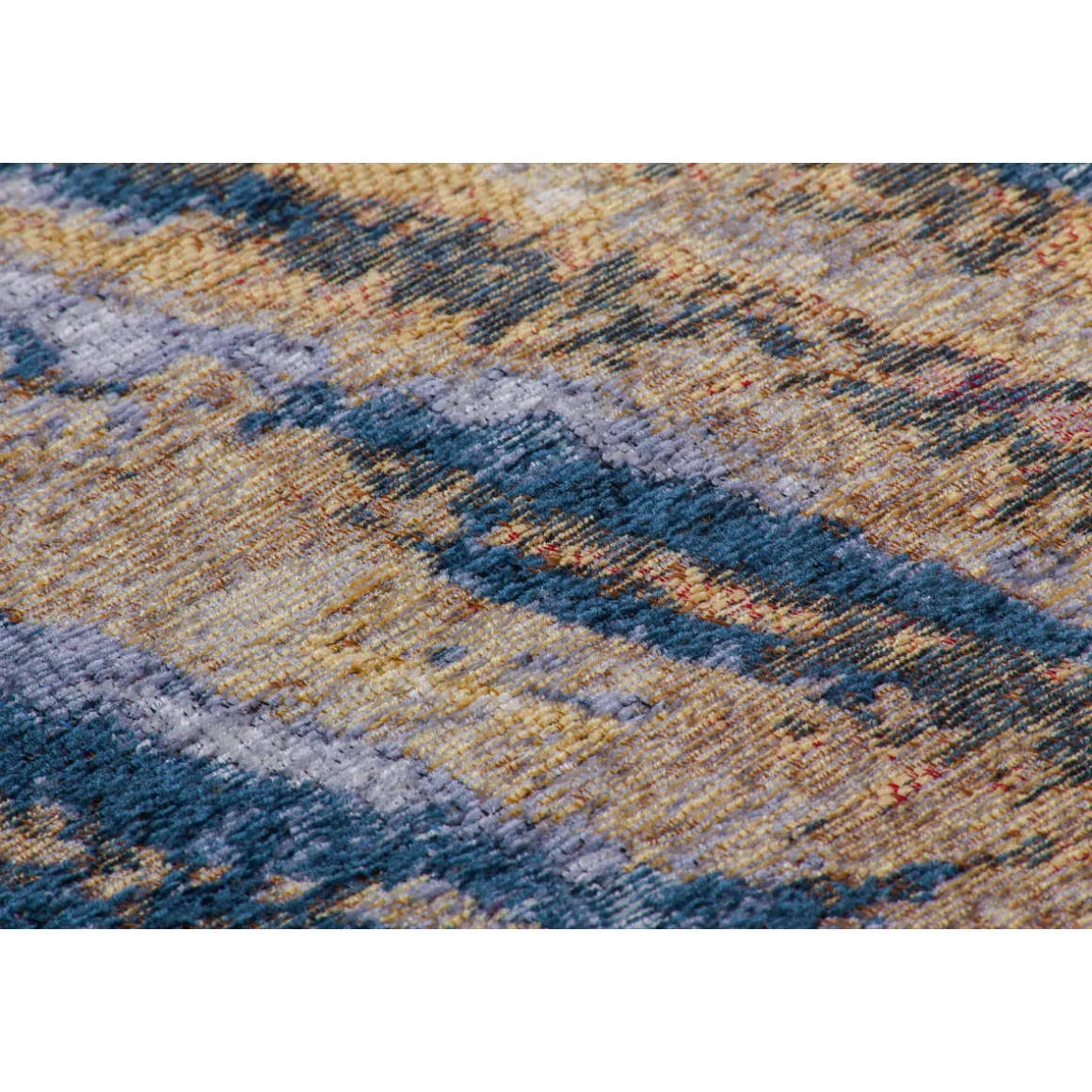 Jacquard-Teppich „Blaze 300“, beige/blau