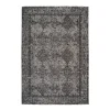 Jacquard-Teppich „Iglesia 300“, grau/schwarz
