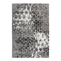 Jacquard-Teppich Iglesia 100 grau