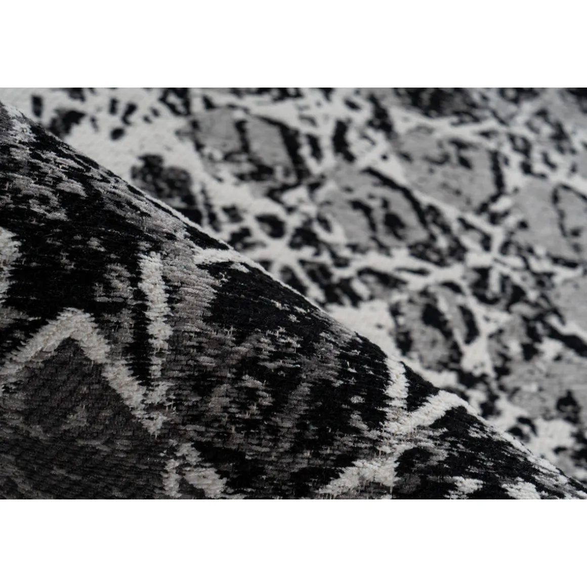 Jacquard-Teppich Iglesia 100 grau