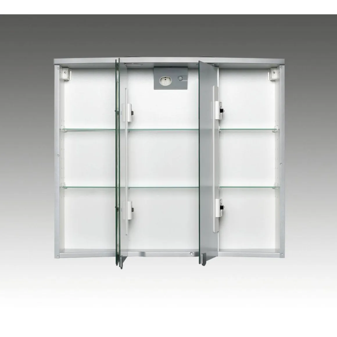 Jokey LED-Spiegelschrank Trava alu 3-D