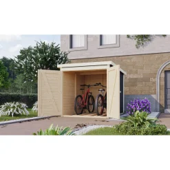 Karibu Fahrradgarage terragrau