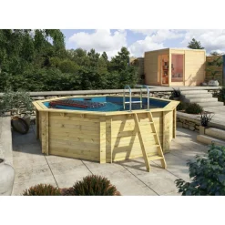 Karibu Pool 2 Variante A inkl Holzdeck