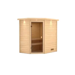 Karibu Systemsauna Svea Eckeinstieg ohne Ofen