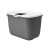 Katzentoilette Hop grau/weiß 58,5 x 39 x 39,5 cm