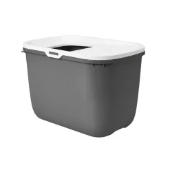 Katzentoilette Hop grau/weiß 58,5 x 39 x 39,5 cm