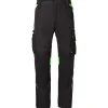 Kübler Bundhose PULSE POWER schwarz/neongrün Größe 58